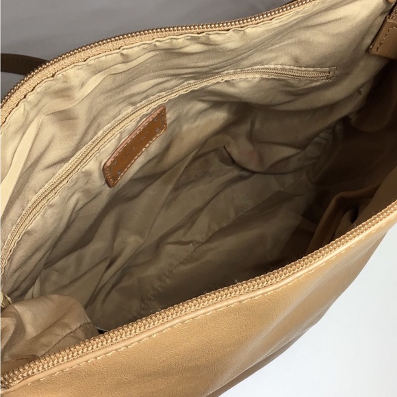 Nine West Zipper Closure Shoulder Bag - Camel - Picture 12 of 12